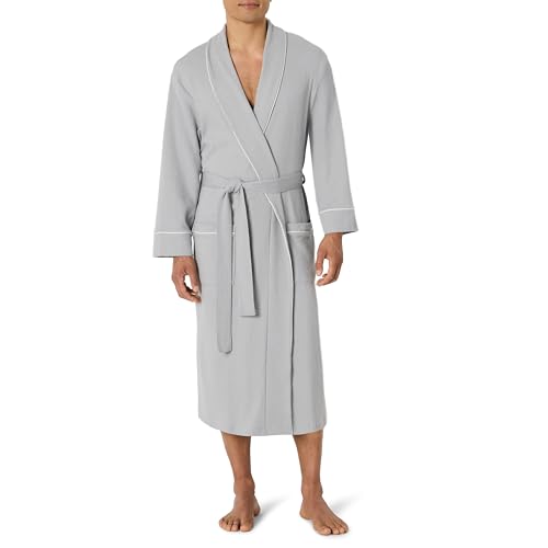 Amazon Essentials Men’s Lightweight Waffle Bathrobe (Available in Big & Tall)