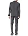 Cole Haan Men's Slim Fit Suit, Light Gray Plaid, 36 Short