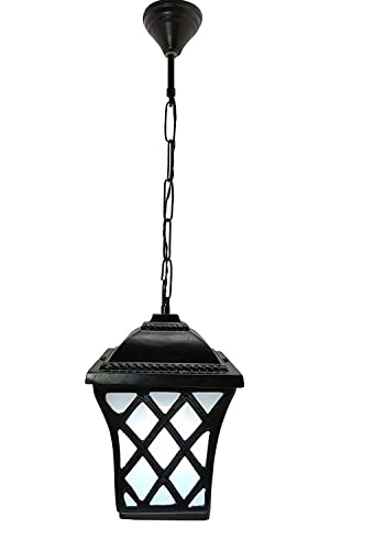 Image of B22 Holder Cast Aluminium Antic Standard Hanging Light for House Lobby Balcony & Garden