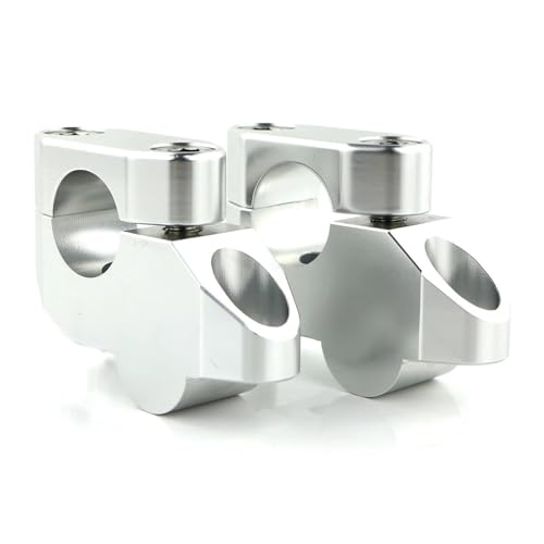 Motorrad Lenker Riser Abstandshalter Für SUZUKI SV650 GSX-S750 GSR400 600 750 GSX750S Für V-Strom 250 650 DL650 1000 DL1000 Lenkererhöhung Nach Hinten Versetzt 22 Mm 7/8"(Schwarz)