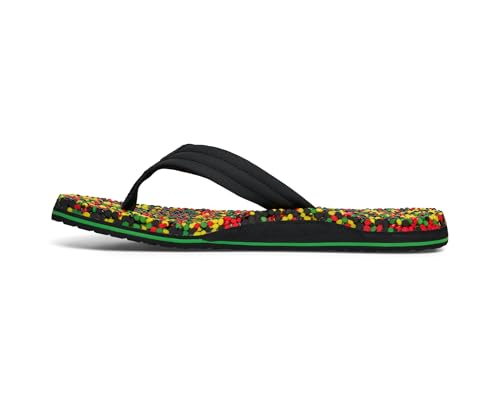 Image of Sanuk Mens Bubblecush | Flip Flops for Men | Mens Sandals | Beach Sandals | Supportive & Lightweight | Comfort Footbed