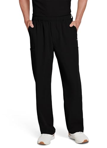Jockey Men's Scrubs Seven Pocket Stretch Scrub Pant, Black, L