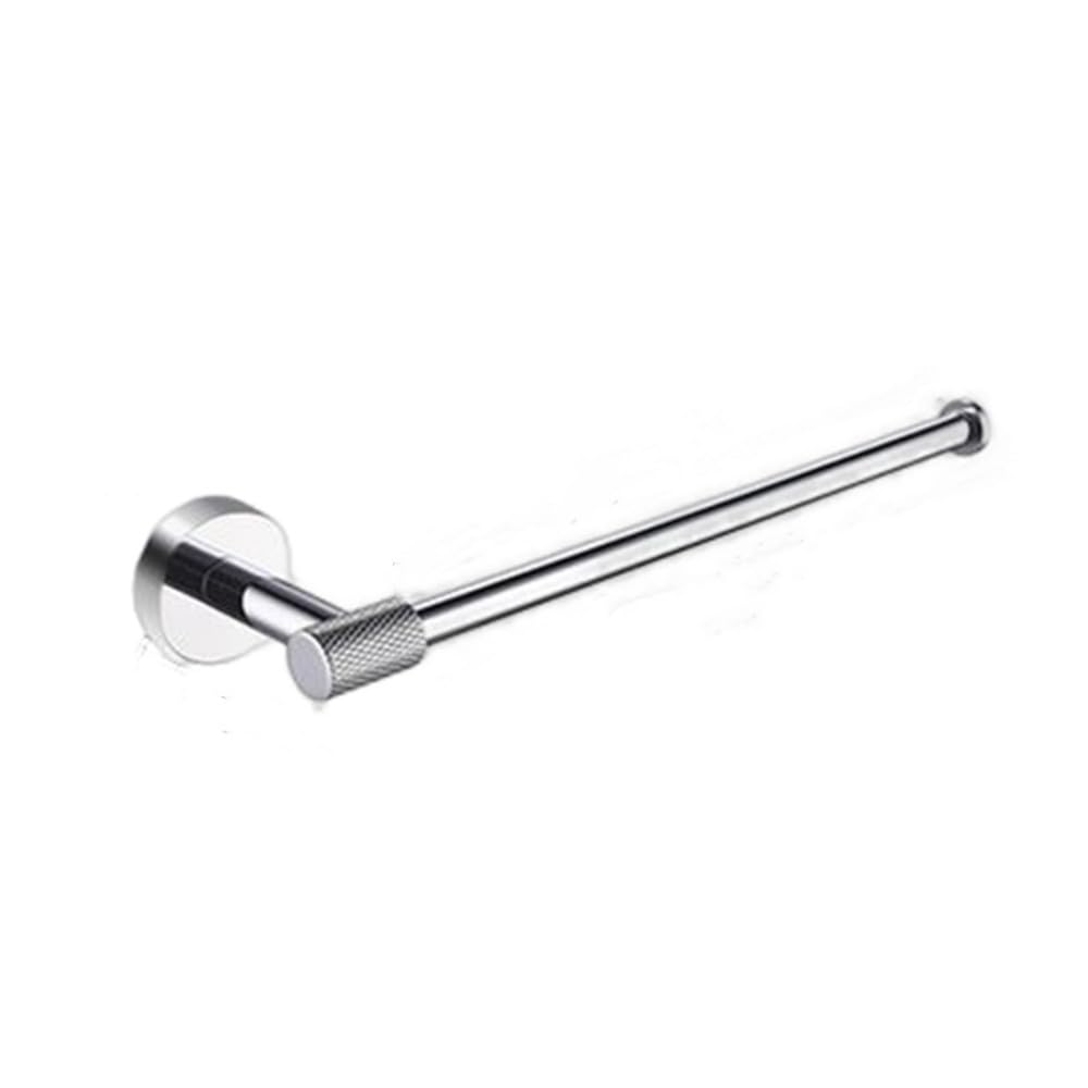 Chrome Bathroom Accessories Set Wall Mount Knurled Bath Shelf Robe Hanger Toilet Paper Holder Towel Bar Rack Stainless Steel,Towel ring A
