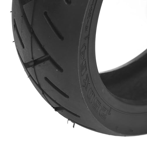 Pneu de Scooter Elétrico, 250x64 Antiderrapante Absorção de Choque de Borracha Pneu Scooter Dianteir