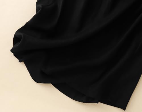 IDEALSANXUN Linen Skirts for Women Spring Summer Outfits A Line Elastic High Waisted Casual Lightweight Flowy Midi Skirt4