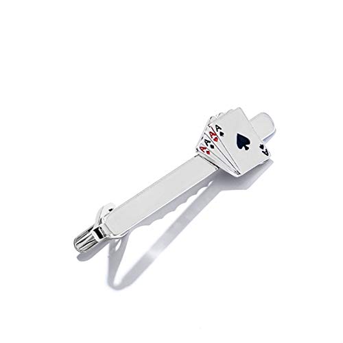 Owenqian Krawattenklammer Geschenk, Dekoration Accessoires 1 Pc Herren Legierung Metall Mode Silber Einfache Krawatte Krawattennadel Bar Verschluss Clip Zubehör Für Herren Anzug Geschenk Cover