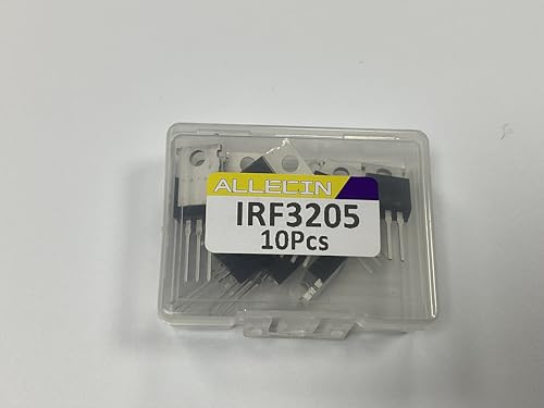 ALLECIN IRF3205 MOSFET Transistors 55V 110A IRF3205PBF N-Channel Power MOSFETS Transistor 55 Volt 110 Amp TO-220 (Pack of 10pcs) - Thumbnail 5