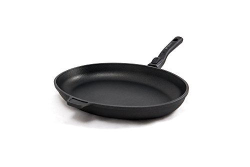 Gerti GUNDEL PFANNEN Fischpfannen Induktionsgeeignet, 38 x 28 x 6 cm - das Original seit 1972