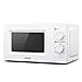 COMFEE' Horno de microondas de 700w 20L con 5 niveles de potencia de cocción, función de descongelación fácil y temporizador de cocina - Blanco de moda - CM-M202GSF