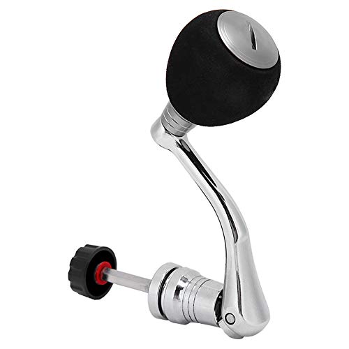 Reel Replacement Handle, Metal Spinning Fishing Reel Handle Grip Fishing Reel Rotary Knob Power Handle Spinning Fishing Reel Handle Grip Metal Power Handle Grip Part Rocker Arm Grip Accessories
