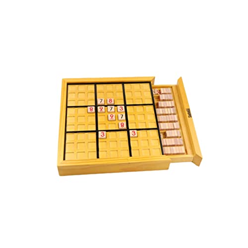 SAFIGLE 数字チェッカーボード 論理的推論トレーニングボード ボードゲームで遊ぶ キッズゲームパズル 用テーブルパズル 木製