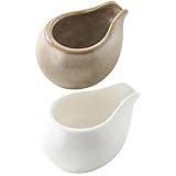 Saucière : grâce à son bec verseur spécial, cette saucière est idéale pour servir du lait, de , de la salade, du sirop chaud, du lait chaud ou tout autre liquide