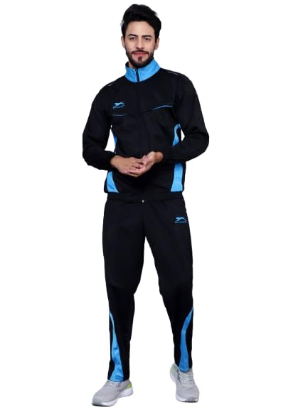 shiv naresh Winter Track Suit for Men Trenz Poly (422A_Black/Cyan_M)-picture-12