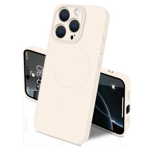 JOUMIN YAO For IPhone 16 Pro Max MagSafe �P�[�X �}�O�l�b�g���� �V���R�� �A�C�t�H��16ProMax �J�o�[ �X�}�z�P�[�X �S�ʕی� �ϏՌ� �t�̃V���R�[�� ���^ ���C�����X�[�d�Ή� �X�g���b�v�z�[���t�� ����~��