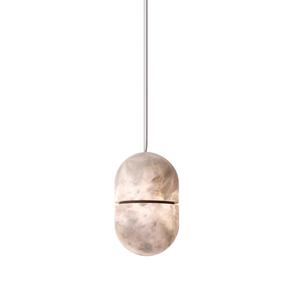 RSZCSMO Modern Minimalist LED Bedroom Bedside Chandelier Nordic Luxury Living Room Dining Room Marble Chandelier is Suitable for Bar Cafe Hotel,Lighting Fixture