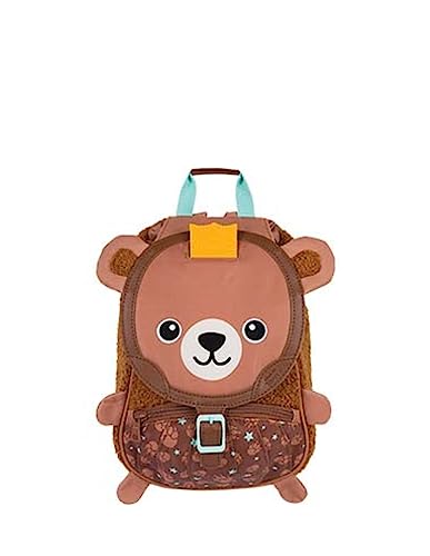 Sac à dos enfant Tann's l'ourson marron ergonomique et facile à ouvrir