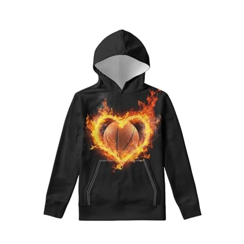 Talayituse Hoodies for Boys Youth Kids Long Sleeve Hooded Sweaters with Pockets Casual Sweatshirt Pullover Tops Age 6-163