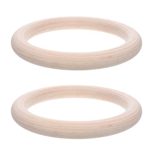 Anillas de Madera para Ejercicio 2pcs Set Gimnasia