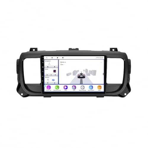 Autoradio Portatil Car Play para viajes familiares en Toyota Proace con entretenimiento HD