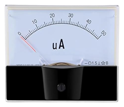 Ampèremètre DC 44C2 0-500uA : panneau de courant analogique à pointeur fiable