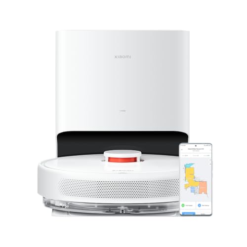 Xiaomi Robot Vacuum Cleaner X10|Auto Cleaning with 60 Days Hands Free Cleaning|Powerful Suction|Advanced Laser sensors|240 min Run Time|Vacuum & Mopping|Free 1 Yr Warranty|2024 Launch