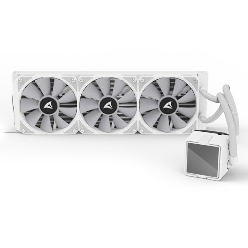 Refroidissement à eau Sharkoon S100 ARGB White pour processeur PC - 6