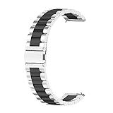 Metal Correa Compatible con Withings Steel HR Sport 40mm Correas,20mm Pulsera de Repuesto de Acero Inoxidable Hebilla Ajustable Correa para Withings Steel HR Sport 40mm, Mujer Hombre (Plata/Negro) Metal Correa Compatible con Withings Steel HR Sport 40mm Correas,20mm Pulsera de Repuesto de Acero Inoxidable Hebilla Ajustable Correa para Withings Steel HR Sport 40mm, Mujer Hombre (Plata/Negro)