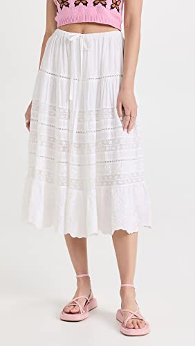 LOVESHACKFANCY Women's Donna Skirt2