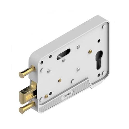 Serrure EA à Pêne Levant - pour Porte de Garage Battante et Portail - installation facile en Applique - Composite - Fabrication Française