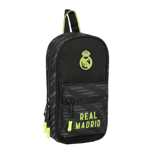 PLUMIER MOCHILA C/4 PORT.VACIO REAL MADRID 3ª EQUIPACION 22/23