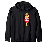 King Pong Tenis de Mesa Divertido Ping Pong Sudadera con Capucha