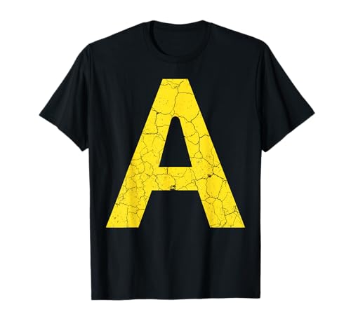 Halloween Letter A Matching Costume Men Women Kids T-Shirt