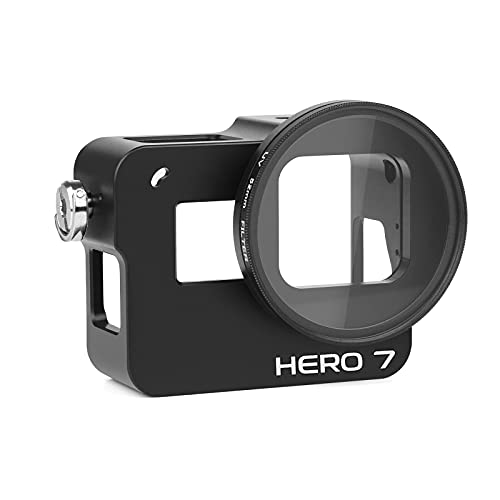 Funda GoPro Hero 7 Black para ciclismo de montaña con cubierta de jaula metálica 6