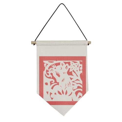 Bannière en toile rat chinois idée cadeau originale pour anniversaire zodiaque