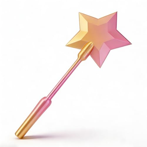 3D Printed Credit Card Wand Tap to Pay Gift Card Holders Magic Fairy Pay Wand Starlight Magic Wand Tap-to-Pay Card Holder Fun Unique Creative Gifts (Rose Gold)