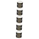 SHINEOFI Rollo De 10 Rollos Pegatinas de sellado gracias sello pegatinas etiqueta engomada del rectángulo sobres rosas pegatinas manualidades etiquetas para decoración rosas