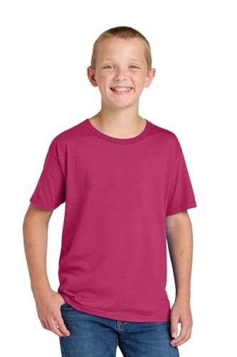 Jerzees Classics ™ Youth Cotton T-Shirt 363Y - [Cyber Pink]