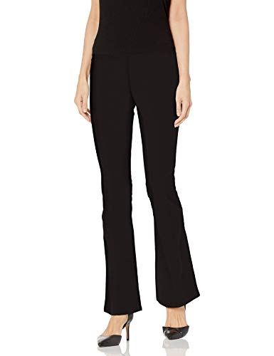 Jessica Simpson Women's Misses Effortless High Rise Pull On Flare Jean, Black Ponte, 29 Regular