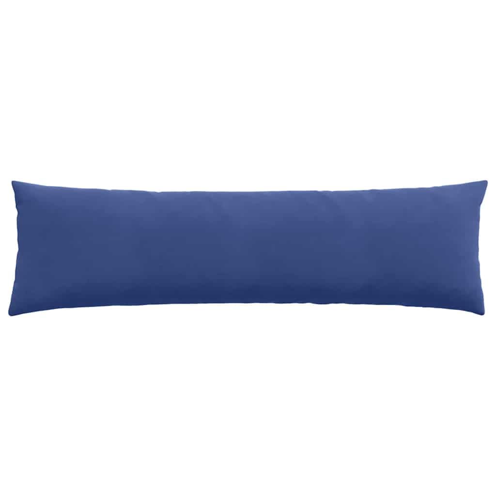 Cuscino Divano 2 Pezzi Blu Polizia in Tessuto a Coste 145x40 cm Federe Sfoderabili Imbottitura Poliestere per Soggiorno Camera da Letto Ufficio Design Moderno con Morbida Imbottitura