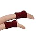 Beinwärmer for Frauen Häkeln Manschetten Topper Boot Socken Winter Casual Warme Strumpf for Partysport Yoga *# (Color : Burgundy, Size : 18cm)