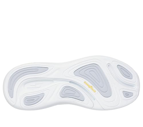 Skechers Femme Max Cushioning Suspension Chrone Slip-In ENTRAINEUSE, White Synthetic/Trim, 36 EU
