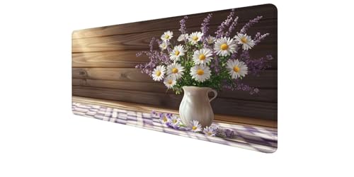 Tapis souris XXL gaming étanche Marguerite : finissez-en avec le manque de place sur votre bureau