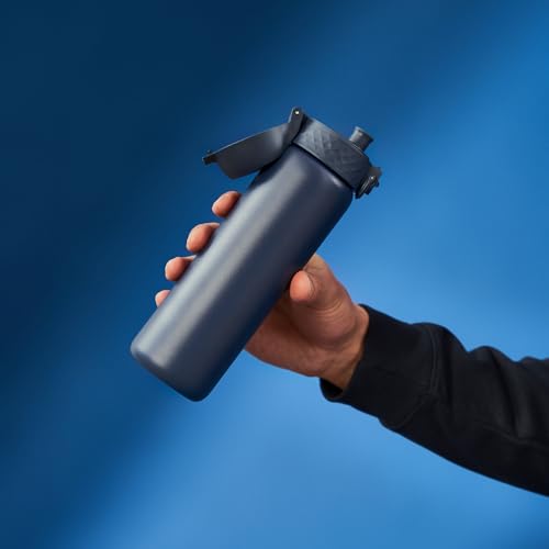 Ion8 Vacuum Insulated Steel Water Bottle, 500 ml/17 oz, Leak Proof, Easy to Open, Secure Lock, Dishwasher Safe - Image 3