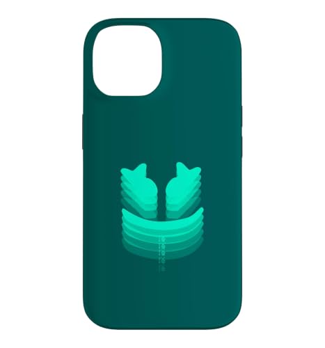 �������낢 DJ Mallow's SmilingFace Aqua �X�}�z�P�[�X iPhone 14 �p