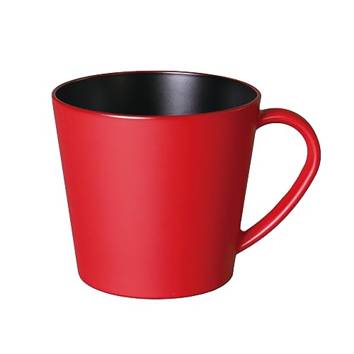 台和(Daiwa) マグカップ 350ml レッド 1個入 食洗機対応 電子レンジ対応 北欧 モダン 箱入 ギフト 日本製 Sha美(シャビー) SB-U-12RD