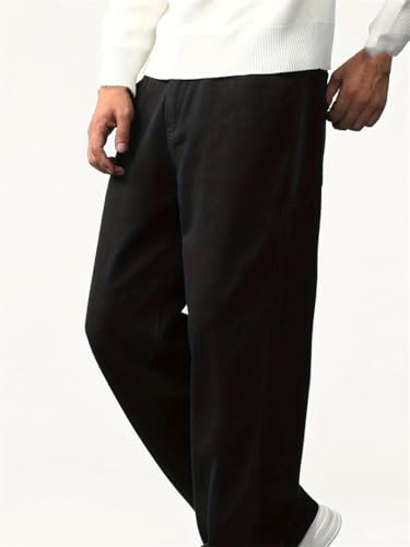 Men's Summer Loose Straight Jeans Business Casual Denim Pants Soft Drape Style Baggy Trousers4