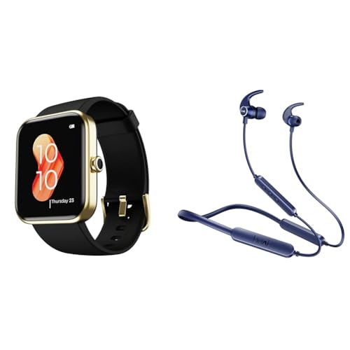 Image of boAt Xtend Smart Watch with Alexa Built-in, 1.69 inch HD Display, Multiple Watch Faces, Stress Monitor,