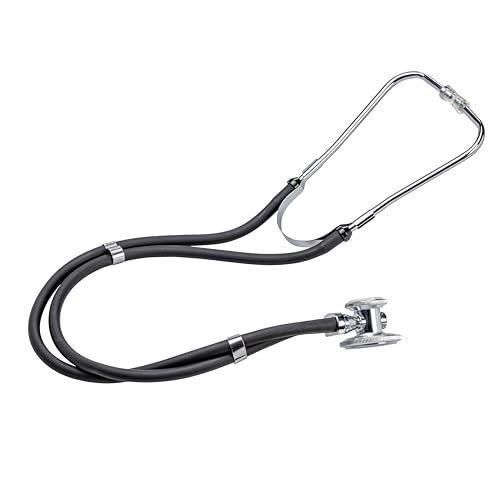 Rappaport Estetoscopio de Cabeza Doble con accesorio de Medi Inn Color: Negro PZN 04459008
