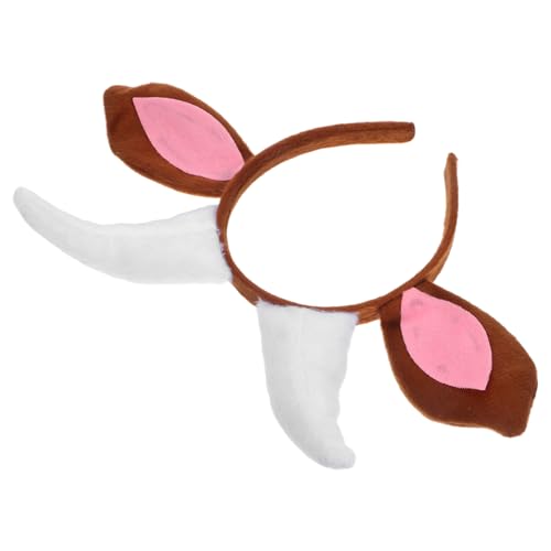 Bandeau de chèvre peluche 6 pièces pour serre-tête animal cosplay et fête carnaval