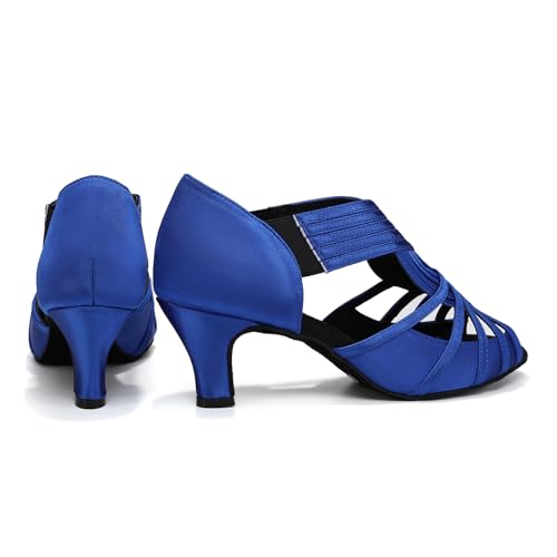 HIPPOSEUS Women's Professional Latin Dance Shoes Slip on Ballroom Salsa Bachata Performance Practice Dancer Shoes3